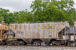 ARUX 98, 2-bay covered hopper car, Blue Circle Cement, on NSRR at